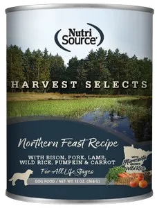 12/13oz Nutrisource Harvest Selects Northern Feast Canned Dog - Dog/Cat Supplements